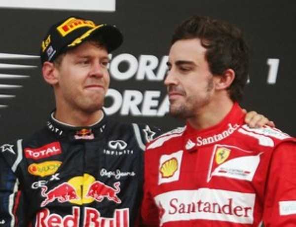 Ferrari não quer Vettel e Alonso dividindo a equipe no Mundial de Fórmula 1 (Foto: Getty Images)