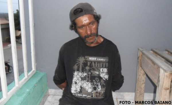 Antonio Nelton da Silva (41) é acusado de matar o próprio irmão, Francisco Clemildo da Silva (65) (Blog Diomar Araújo)