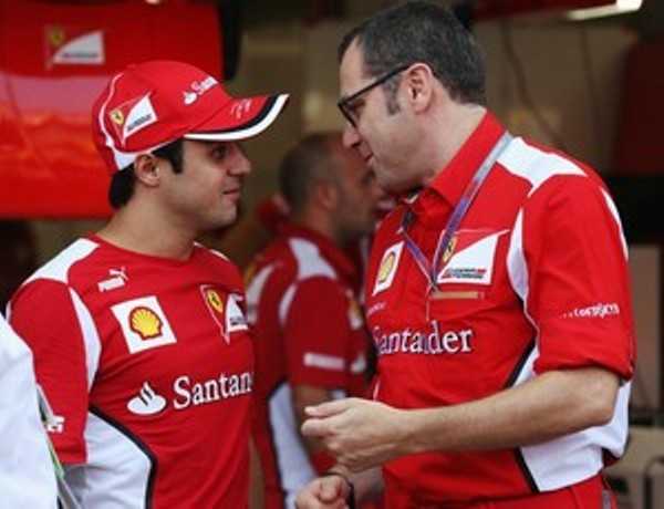 Massa e Stefano Domenicali(Foto: Getty Images)