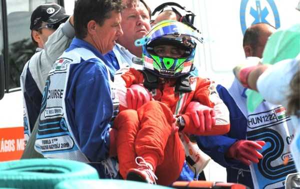No GP da Hungria de 2009, piloto sofreu gravíssimo acidente e chegou a ficar em coma (Foto: Agência EFE)