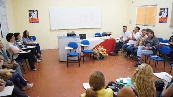 Reunião discutiu a integração da ESP de Iguatu na Rede de Escolas Técnicas do SUS – Foto: Luiz Vasconcelos
