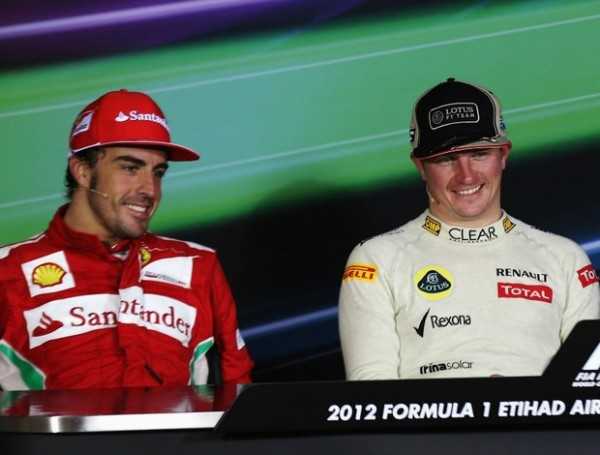 Alonso e Raikkonen serão companheiros de equipe em 2013 (Foto: Getty Images)
