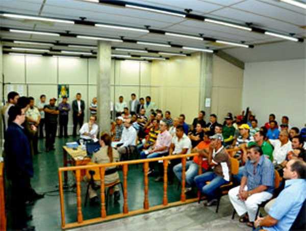 Durante a audiência, foram proferidas palestras de caráter pedagógico e social, como esclarecimentos sobre a