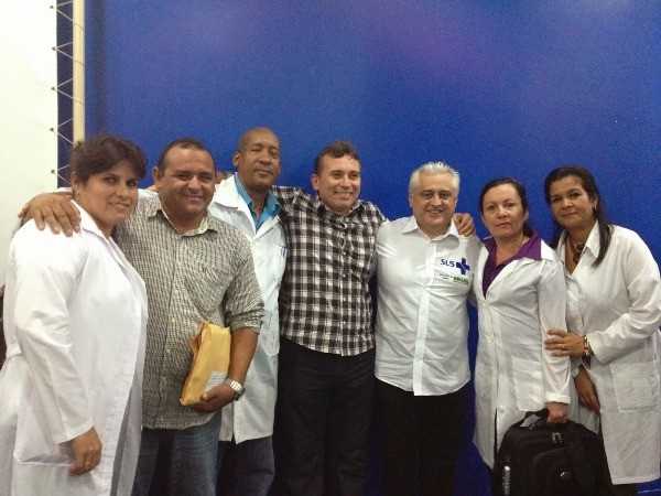 Aderilo Alcântara, Dr. Odorico Monteiro, Tony Pereira e médicos