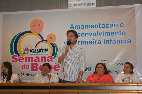 Vice-prefeito Ednaldo Lavor participou da abertura do evento.
