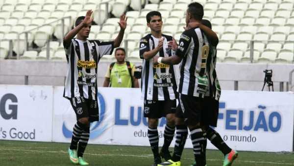 Magno Alves comemora gol diante do Guarany de Sobral (Foto: LC Moreira/Futura Press)