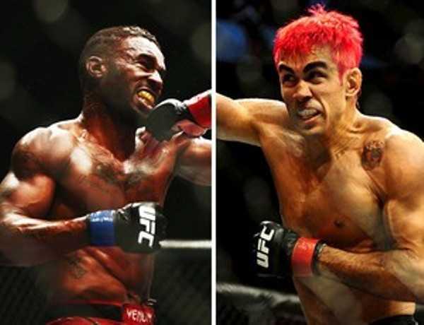 Dashon Johnson x Pepey: duelo marcado para o UFC em Brasília (Foto: Editoria de Arte)
