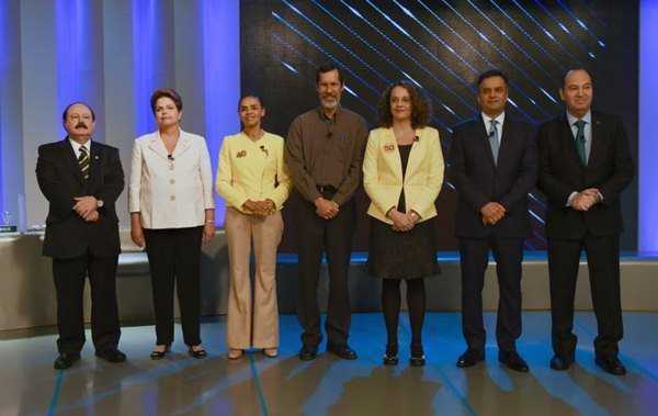 Candidatos participaram do último debate antes do 1º turno