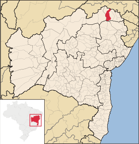 Chorrochó fica localizado no interior do estado da Bahia (Foto: Arquivo Mais FM)