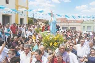 Encerramento festa religiosa dedicada a Imaculada Conceição, em Várzea da Conceição, na zona rural de Cedro FOTO: HONÓRIO BARBOSA