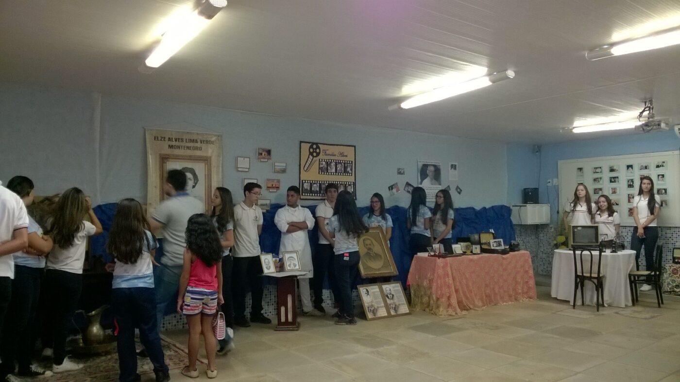 Salas da Escola Modelo de Iguatu preparadas com itens da memória das famílias retratadas Foto Jan Messias